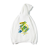 Smiley Face Hoodie Hooded Sweater Men's Large Size Loose Autumn and Winter