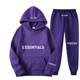 Fear Of God Fog Essentials Hoodie & Sweatpant 2 Piece Set For Men And Women