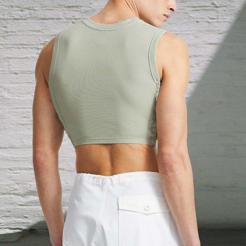 Rave Outfits Mens Vest Sleeveless Base Clothing