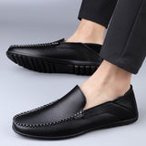 Loafers for Men Spring Low-Top Tods Casual round Toe Men's Casual Shoes