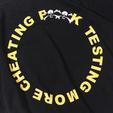 Vlone Spring/Summer Men's Special Multicolor Letter Circle Short Sleeve