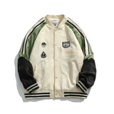 Letterman Jacket Outfit Senior Jackets Varsity Baseball Coat Workwear Jacket Men's Baseball Uniform Jacket