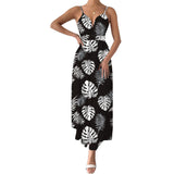 Nina Parker Dresses Backless Dress Waist Trimming Spaghetti Straps Long Dress