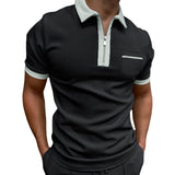 Polo Shirts Slim Fit Pocket Men's T-shirt