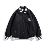 Letterman Jacket Outfit Senior Jackets Varsity Baseball Coat Spring Vintage Baseball Jacket Men's Loose Casual
