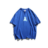 Man Summer T Shirt Cartoon Bear Print