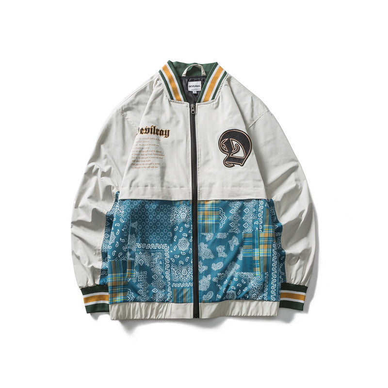 Letterman Jacket Outfit Senior Jackets Varsity Baseball Coat Jacket Men's Spring and Autumn Coat