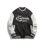 Letterman Jacket Outfit Senior Jackets Varsity Baseball Coat Men's Spring and Autumn Jacket Casual Top