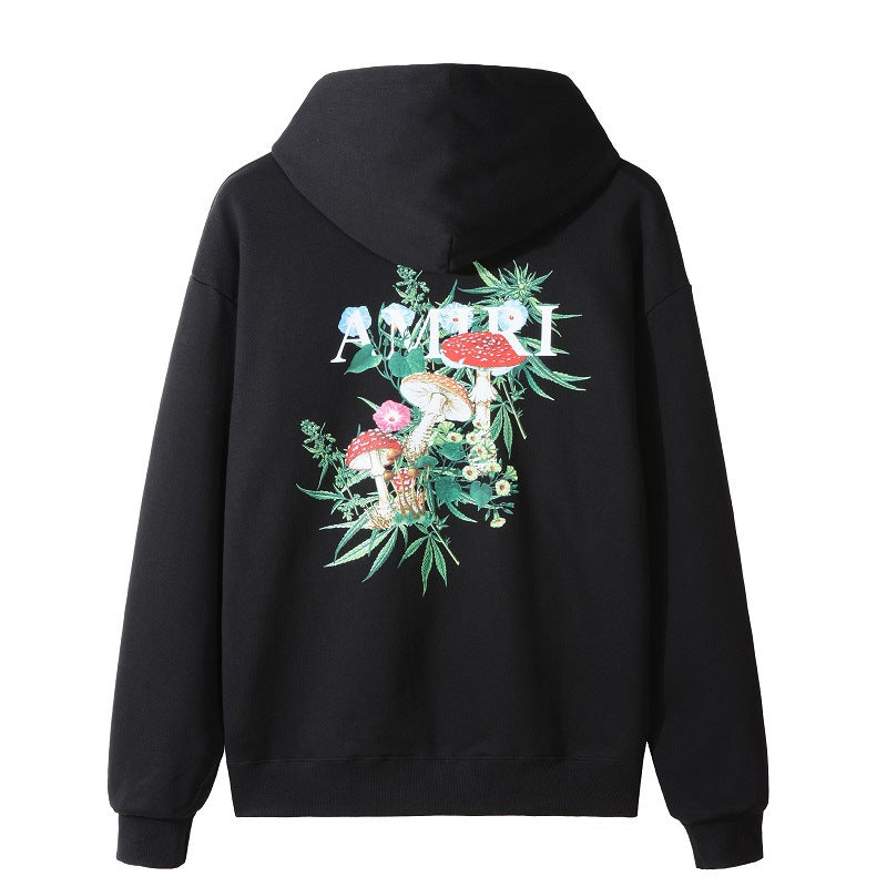 Amiri Hoodie New US Amiri Loose Casual Print Hooded Sweater