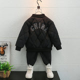 Toddler Boys Jackets Boys' Cotton Coat Autumn and Winter Baseball Uniform