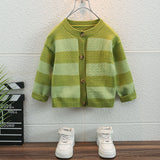 Toddler Boys Jackets Boys' Knitted Sweater Coat Spring and Autumn Clothing Children