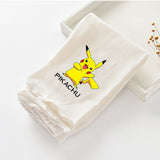 Children Pokemon Pikachu Pants Summer Baby Cropped Pants Girls