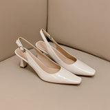 Nude Wide Fit Block Heels