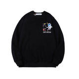 Off White Sweatshirts Long Sleeve round Neck Sweater Autumn and Winter Pattern Terry Sweater for Men and Women
