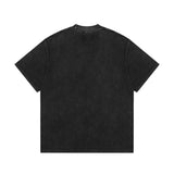 Present T Shirt Eagle Print Distressed Summer round Neck T-shirt