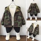 Toddler Boys Jackets Boy's Camouflage Autumn Clothing Coat Wind Coat