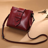 The Teacher Tote Leather Bag for Woman Women's Bag Handbag Cowhide Messenger Bag Retro Packet