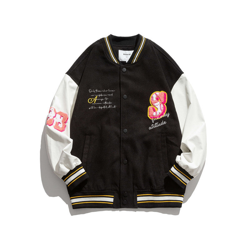 Letterman Jacket Outfit Senior Jackets Varsity Baseball Coat Baseball Uniform Men's Jacket Jacket