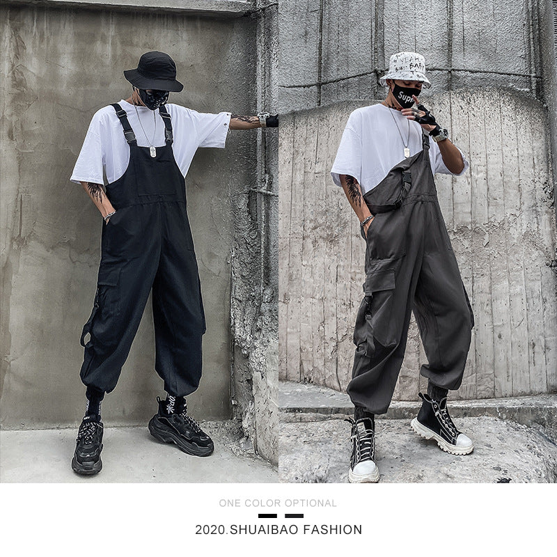 Men Cargo Pants Men's Loose Casual Working Pants
