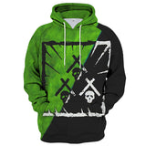 Smiley Face Hoodie Spring and Autumn Smiley Face Digital Printing Leisure Sports