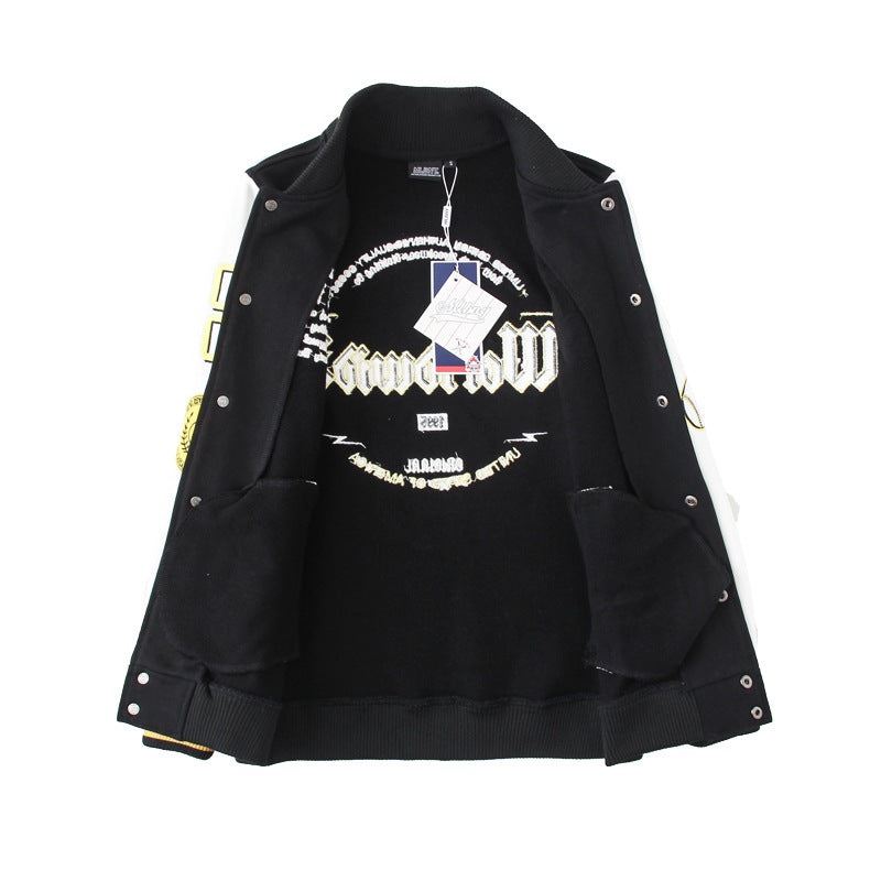 Yankee Letterman Jacket Outfit Senior Jackets Varsity Baseball College Coat Spring and Autumn Baseball Uniform Casual Jacket