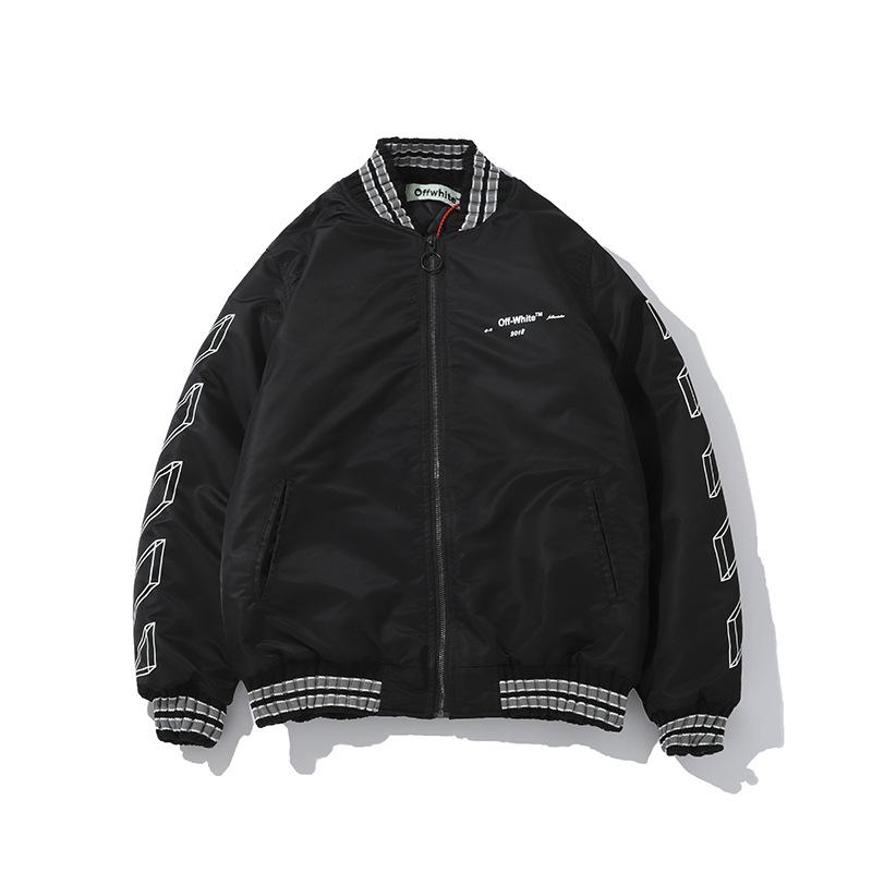 Off White Jacket plus Size Casual Clothing Arrow Fashion Owt CottonPadded Coat Warm Leisure