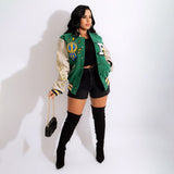 All Star Varsity Jacket Thread Baseball Uniform Jacket
