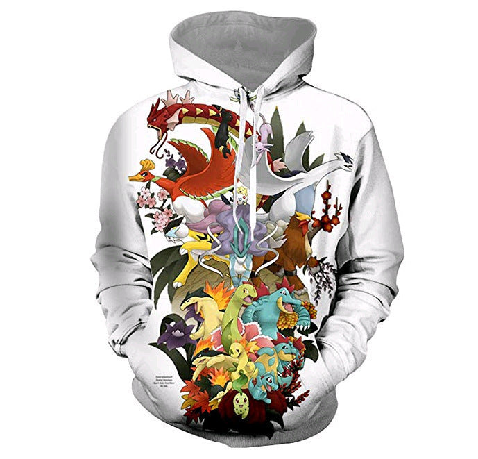 Men and Women Pokemon Pikachu Coat Hooded Sweater