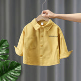 Toddler Boys Jackets Boys' Shirt Autumn Cool Handsome Top