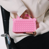 Pop Fidget Toys It Purse Silicone Crossbody Handbag Girl Crossbody Bag Toy Children Coin Purse