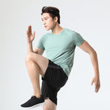 Moisture Wicking T Shirts Tight Stretch Ice Silk
