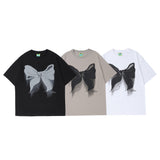 Man Tees Foam Butterfly Diagram Short Sleeve T-shirt