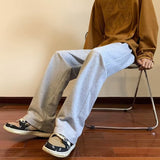 Men Sweatpants Casual Pants Oversize Wide Leg Drawstring Sports Pants
