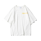 Men's T-shirt Short Sleeve Men's Fashion Brand Letter Printed T-shirt Loose All-Matching Top Couple