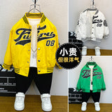 Toddler Boys Jackets Children's Clothing Boys Spring Coat Children's Baseball Uniform