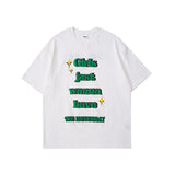 Man Summer T Shirt Artistic Text Printing