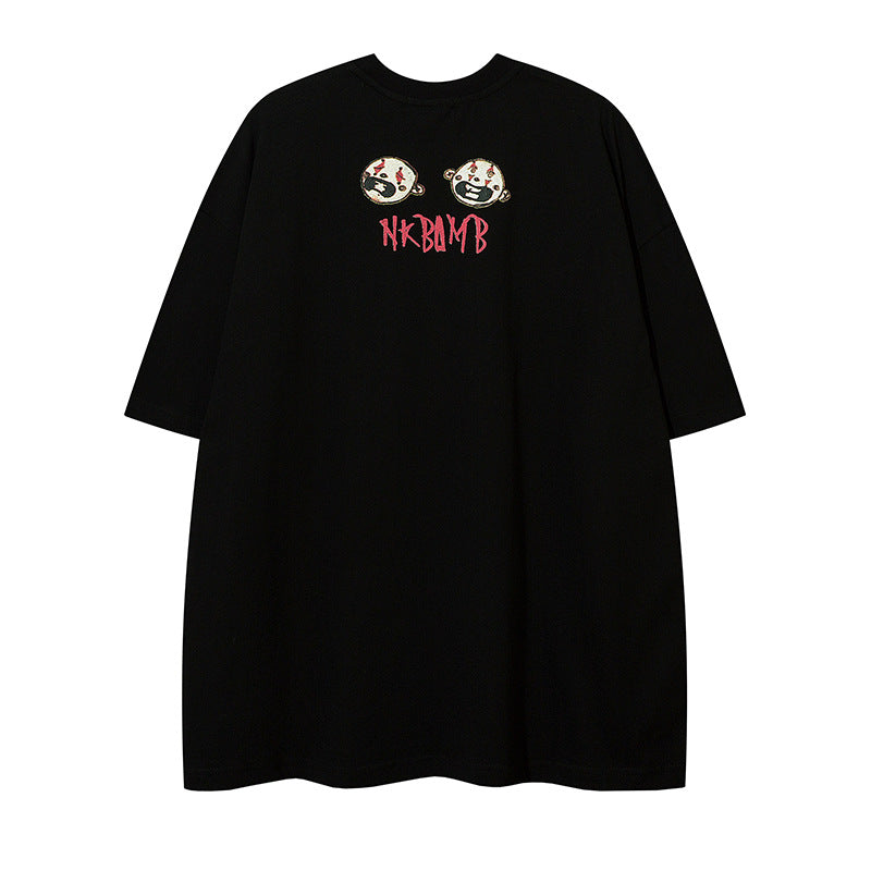 Man Tees Men's Spring and Summer Loose Short-Sleeved T-shirt