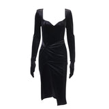 Emily Ratajkowski Dress Fashion Sexy High Waist Split Dress Dress Dress