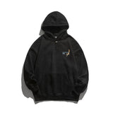 Man Fall Winter Outfis Winter Couple Velvet Padded Hooded Sweatshirt Men's Loose Coat