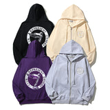 Present Hoodie Embroidered Sweater Couple Loose Hoodie
