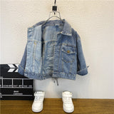 Toddler Boys Jackets Boys Autumn Wear Denim Jacket