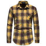 Mens Flannel Jacket Fall Winter Men Fashion Thick Warm Woolen Flannel Casual Shirt