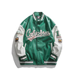 Letterman Jacket Outfit Senior Jackets Varsity Baseball CoA PU Leather Baseball Uniform Men's Top