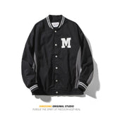 Varsity Jacket for Men Jackets Spring Autumn Unisex Trends Contrast Color Letter Baseball Uniform Sports