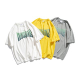 Men's T-shirt Summer Printed Short-Sleeved Street Casual T-shirt Loose round Neck Men's Clothing
