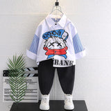 Toddler Boys Sweater Boys' Shirt Spring and Autumn Leisure Loose
