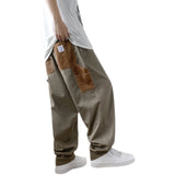 Men Cargo Pants Overalls Men's Loose Casual Pants Trendy Teen Long Pants All-Matching