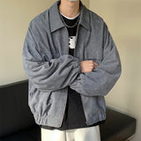 Corduroy Patch Jacket Men's Spring Loose Casual Top