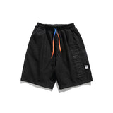 Man Summer Shorts Summer Retro Simple Letter Steel Seal Student Shorts
