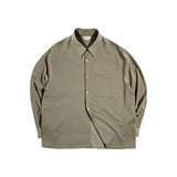 Work Shirts Long Sleeve Shirt Loose Ice Silk Shirt for Men